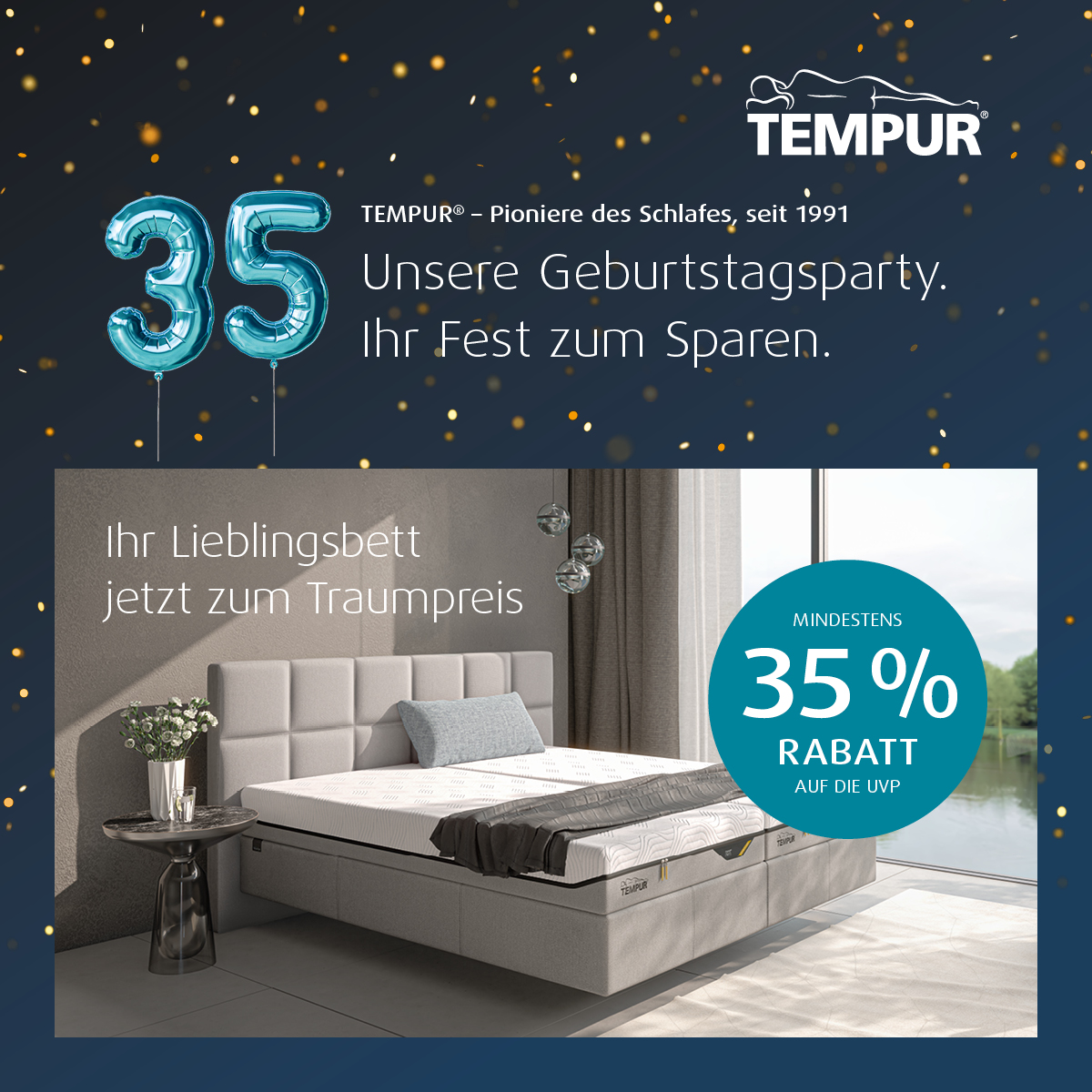 Tempur Betten Aktion 01.08-30.09.2026 bei Ruhepol Schlafsysteme 235% auf Boxspringbetten